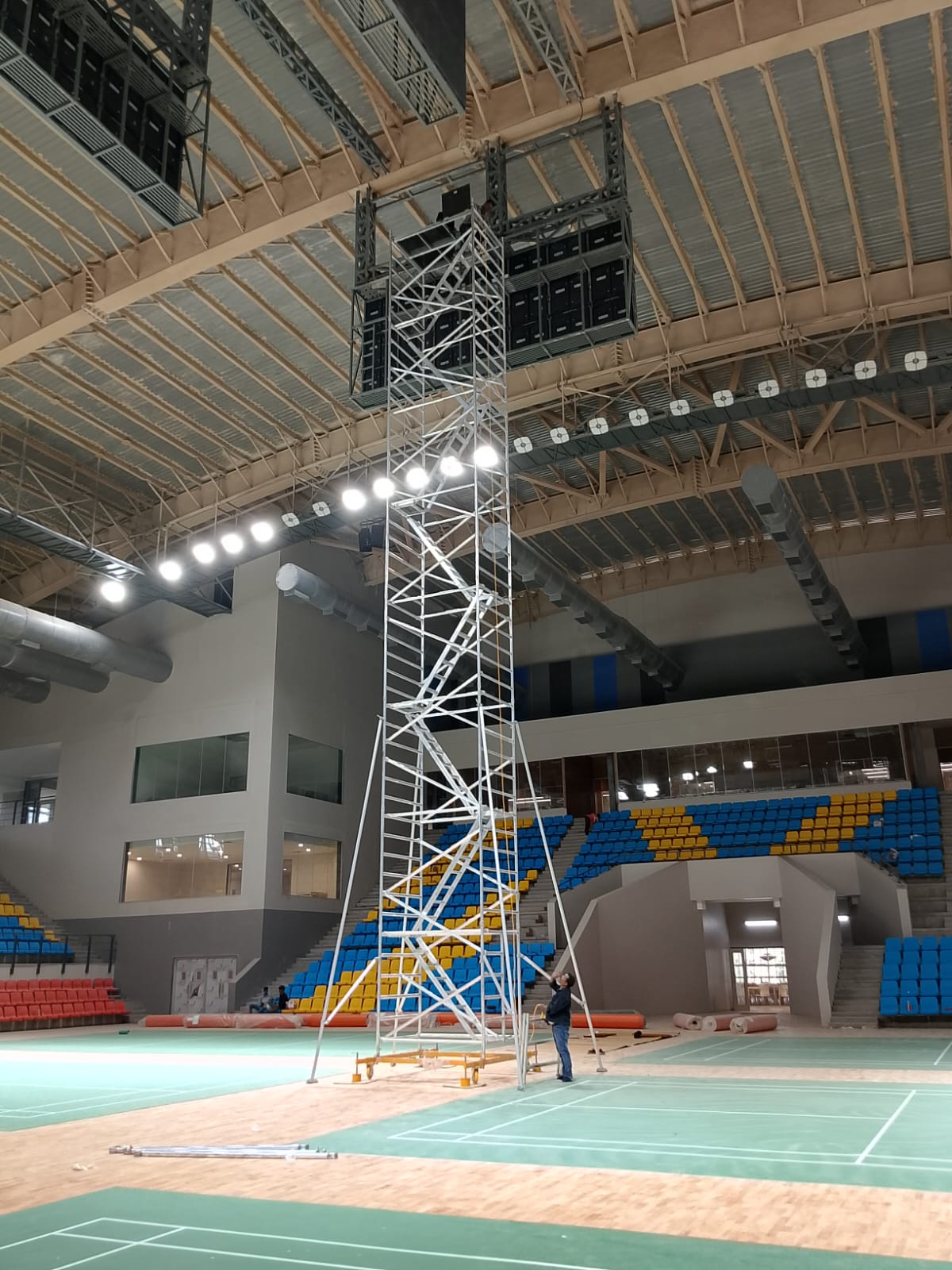 Aluminium Scaffolding Tower – Side View