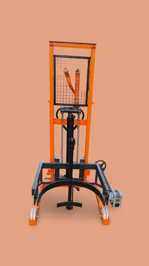 Drum Lifter Trolley – In Use