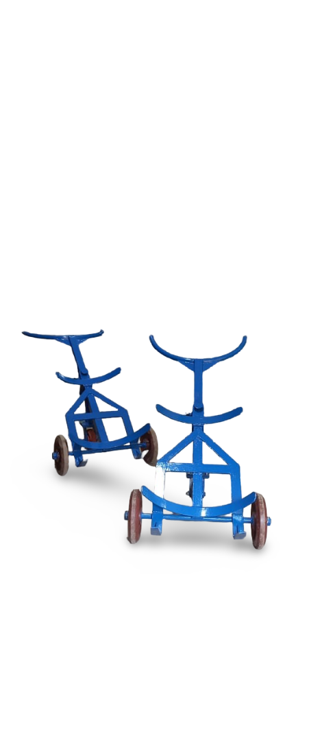 Drum Lifter Trolley – Wheel & Clamp Detail