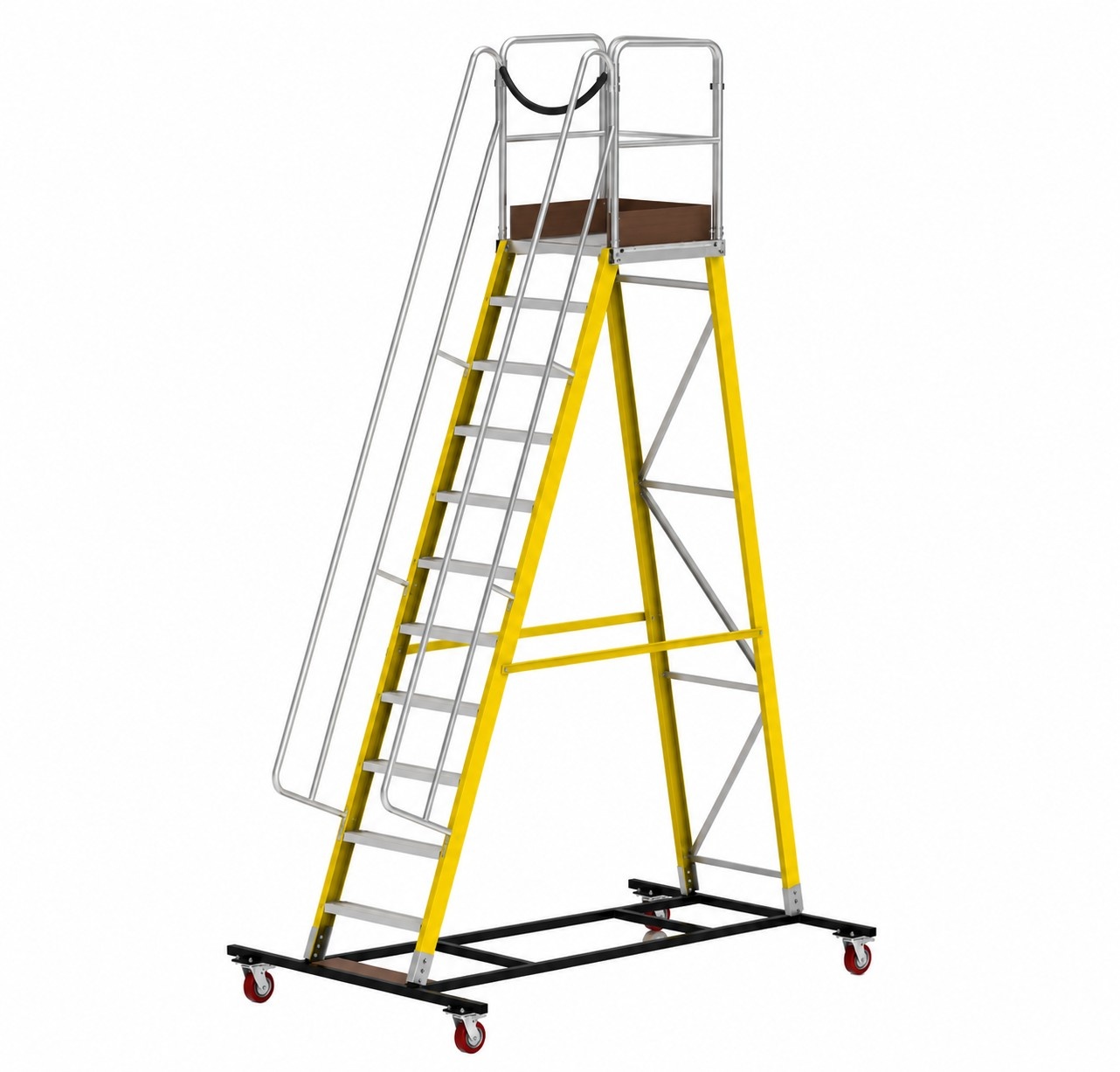 FRP Trolley Step Ladder