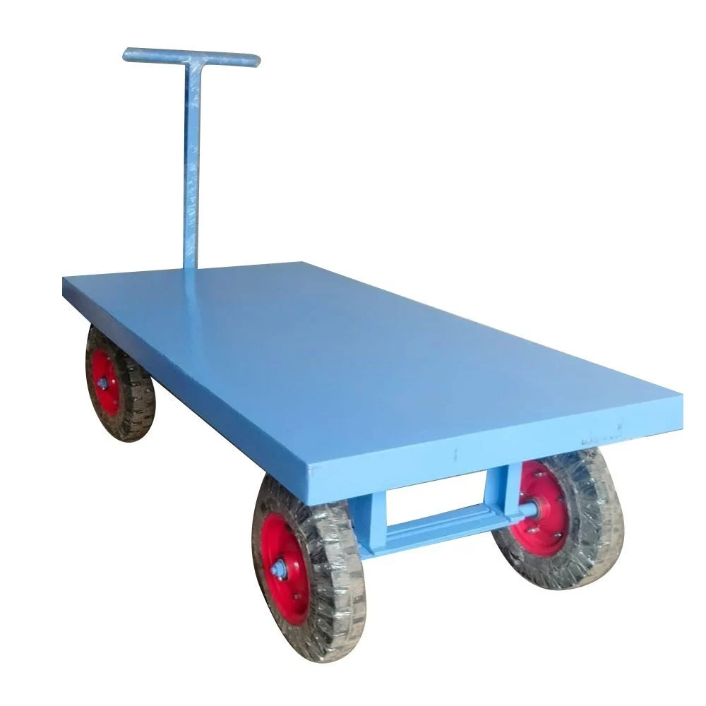 Mild Steel Material Handling Trolley – Platform View