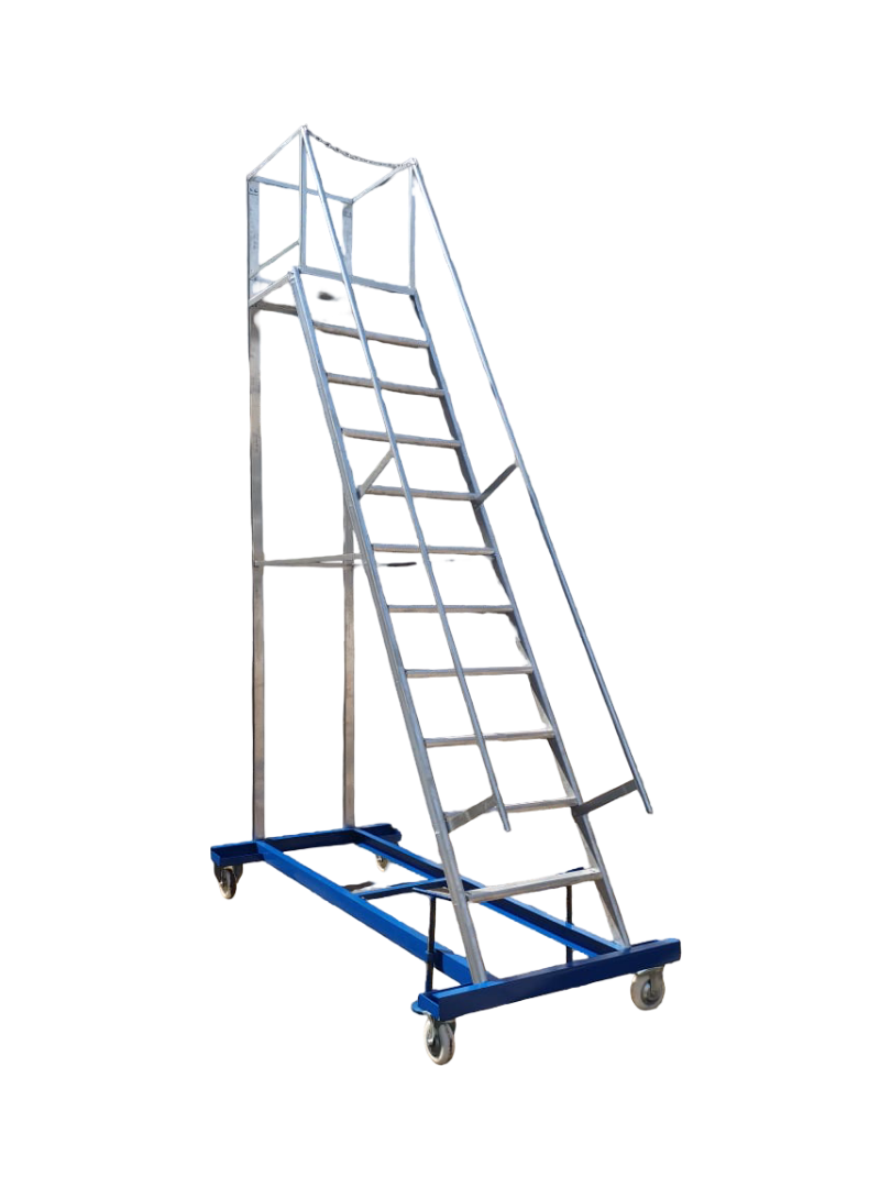 Aluminium Trolley Step Ladder