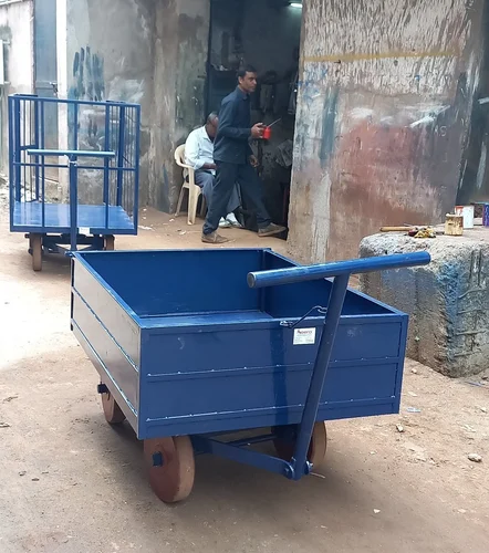 Mild Steel Movable Platform Trolley – alternate view